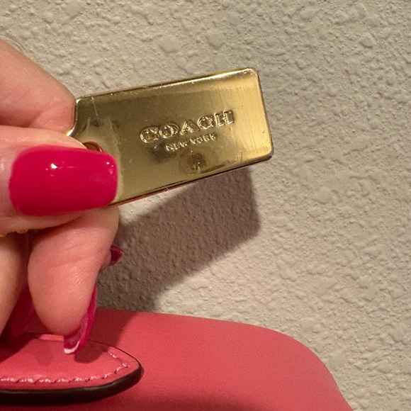 Coach Pink and Tan Crossbody Bag - Picture 8 of 16